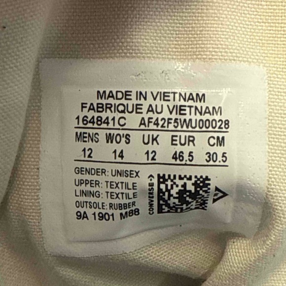 Converse J.W. Anderson x Chuck 70 Hi High Americana USA Red White Blue - Picture 9 of 13